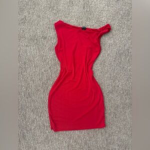 PLT Red Bodycon Dress
